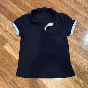 Nike girls dri fit golf polo S